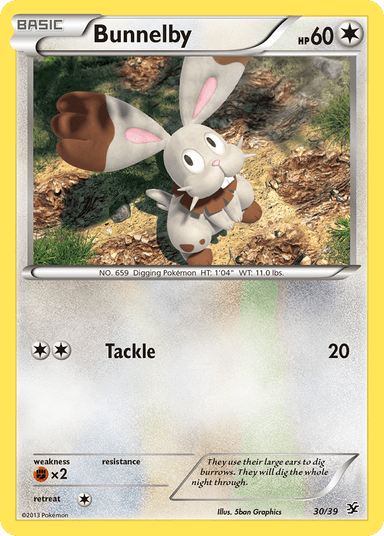 Bunnelby, Kalos Starter Set 30