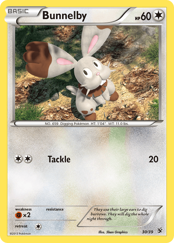 Bunnelby, Kalos Starter Set 30