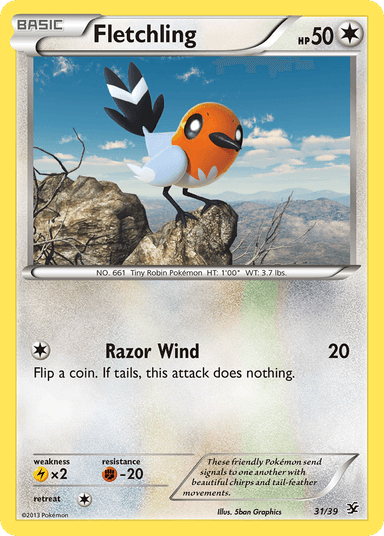 Fletchling, Kalos Starter Set 31