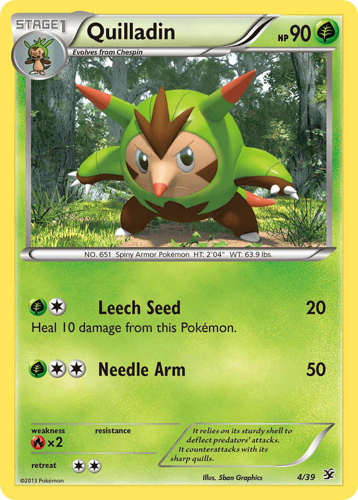 Quilladin, Kalos Starter Set 4