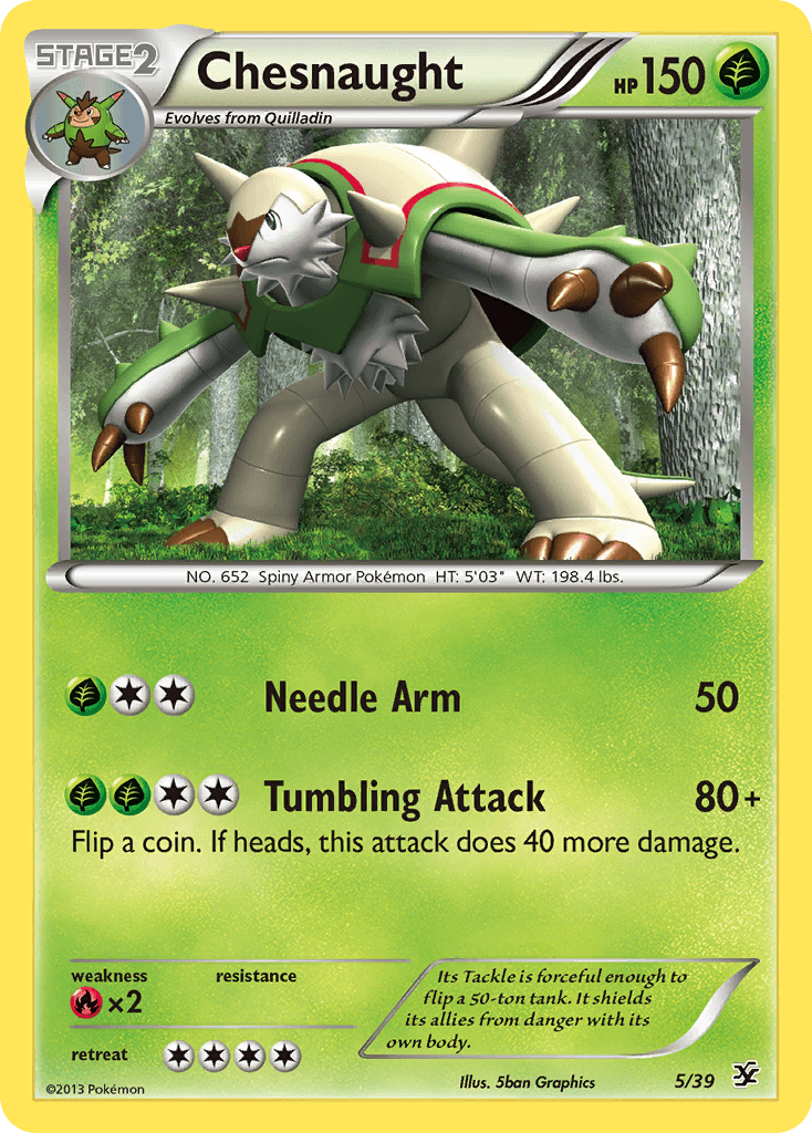 Chesnaught, Kalos Starter Set 5