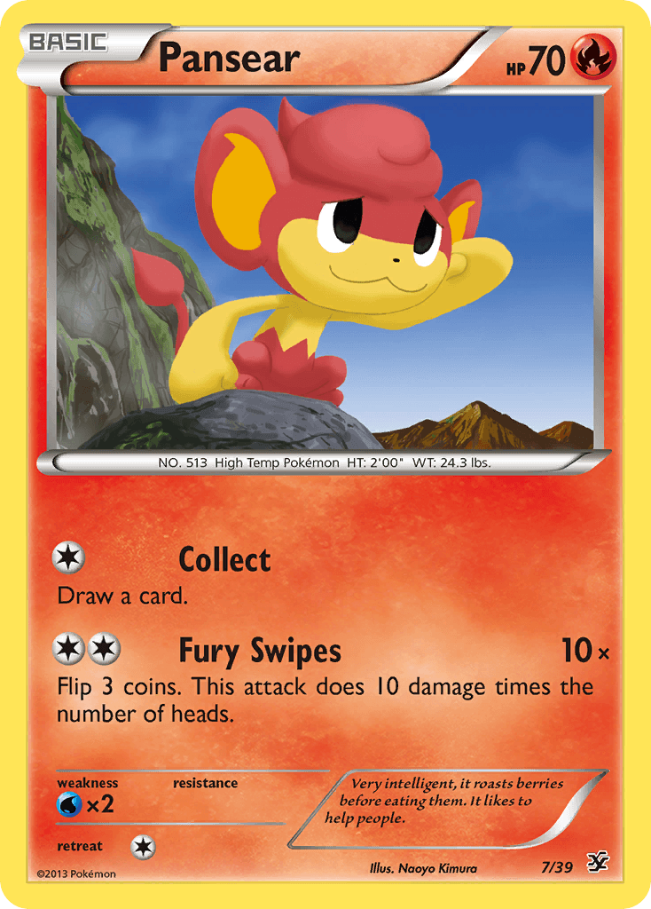 Pansear, Kalos Starter Set 7