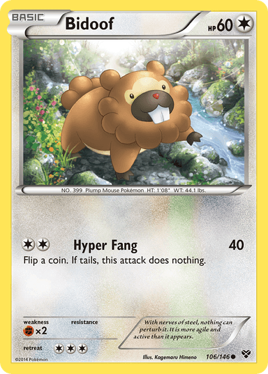 Bidoof, XY 106