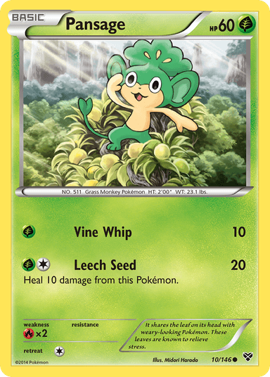 Pansage, XY 10