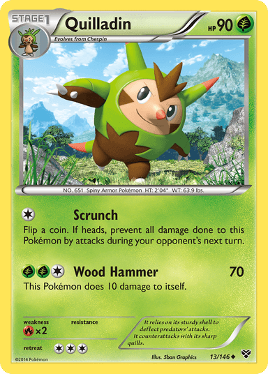 Quilladin, XY 13