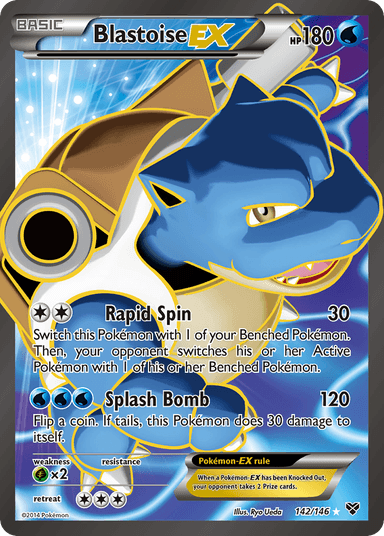 Blastoise-EX, XY 142
