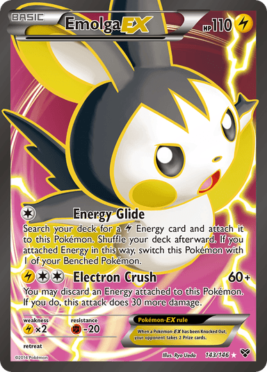 Emolga-EX, XY 143