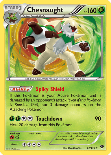Chesnaught, XY 14