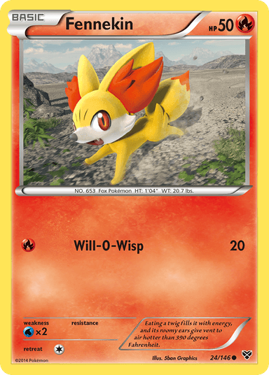 Fennekin, XY 24
