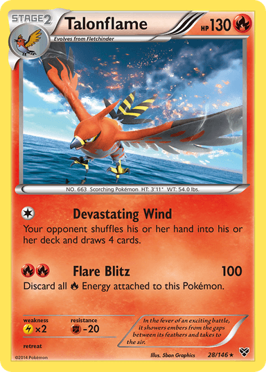 Talonflame, XY 28