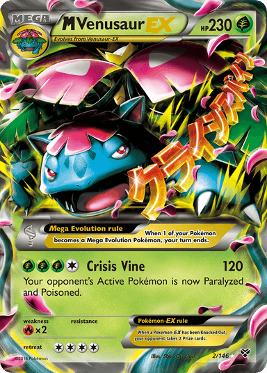 M Venusaur-EX, XY 2