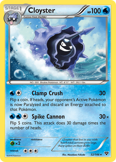 Cloyster, XY 32