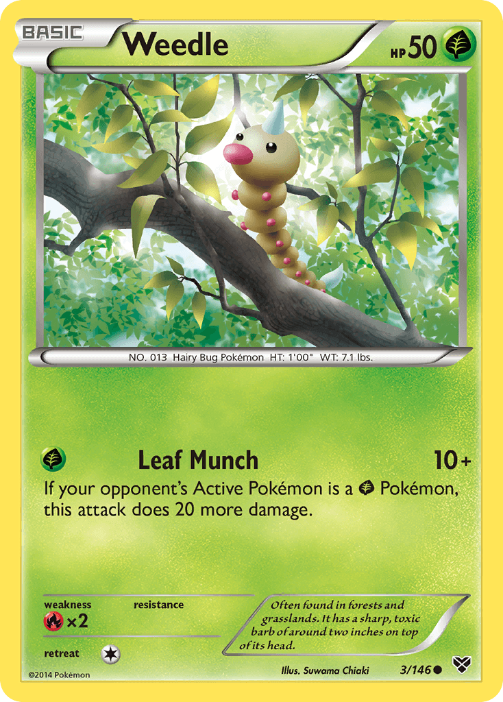 Weedle, XY 3