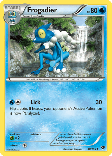 Frogadier, XY 40