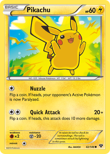 Pikachu, XY 42