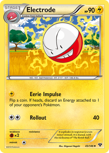 Electrode, XY 45