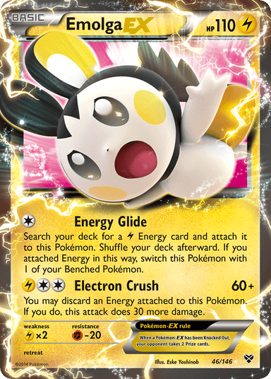 Emolga-EX, XY 46