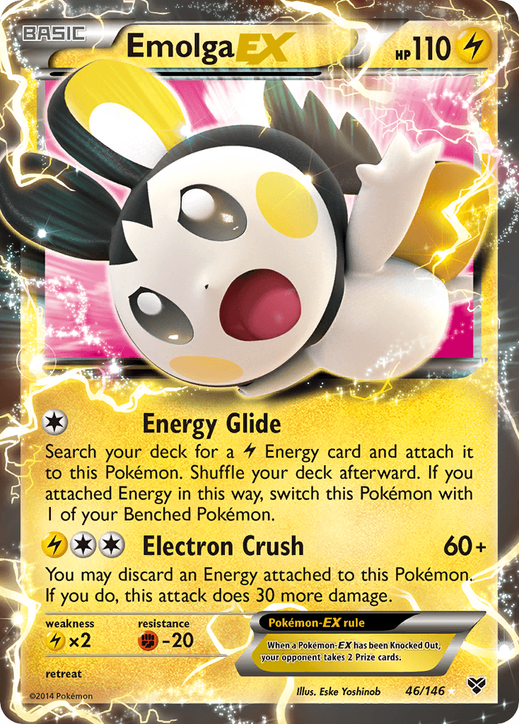 Emolga-EX, XY 46
