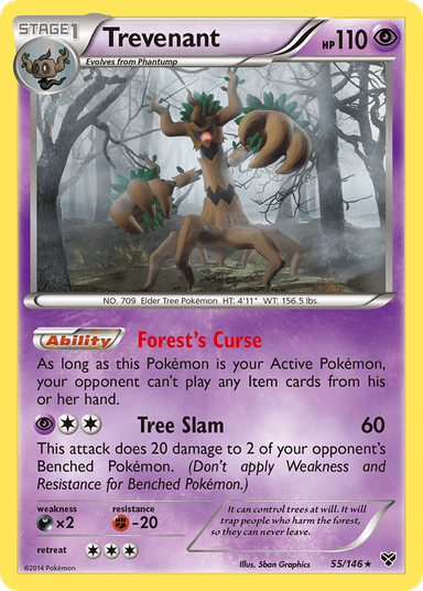 Trevenant, XY 55