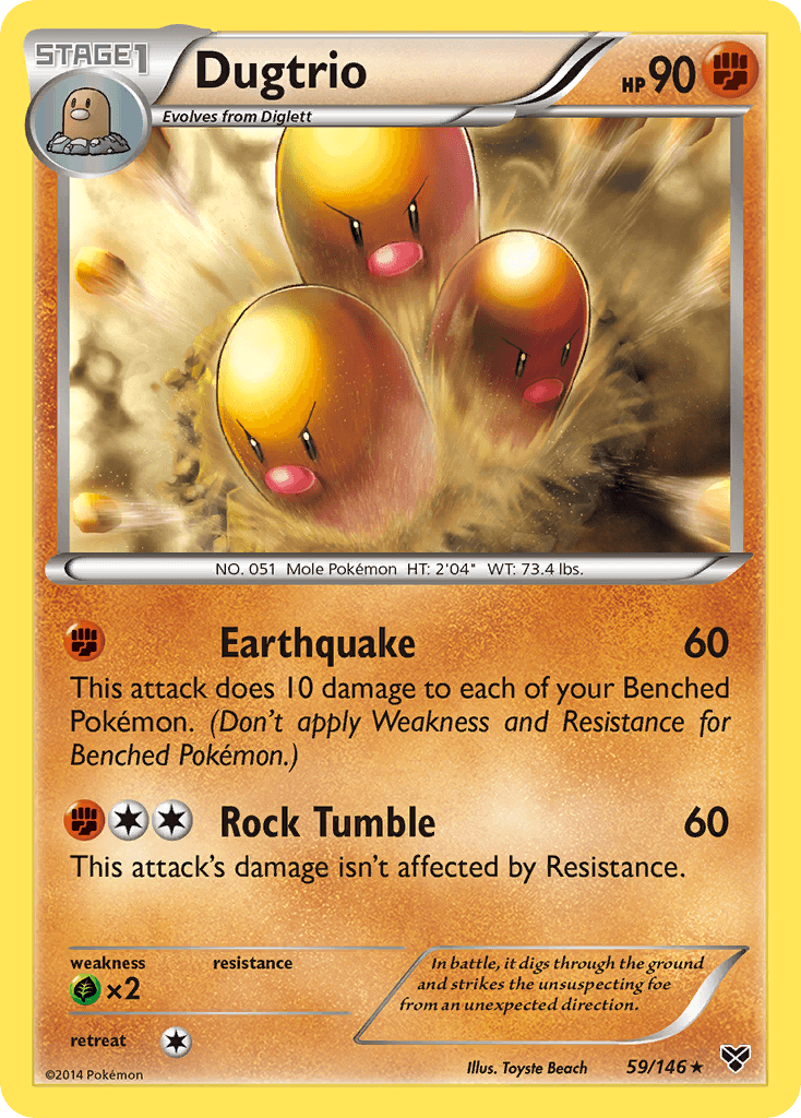 Dugtrio, XY 59