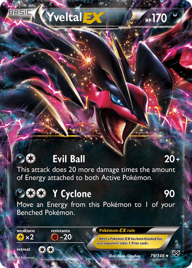 Yveltal-EX, XY 79