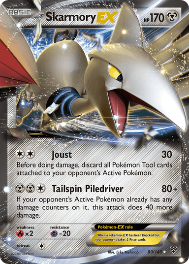 Skarmory-EX, XY 80