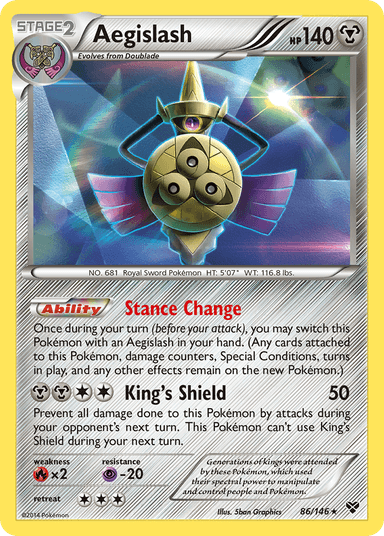 Aegislash, XY 86