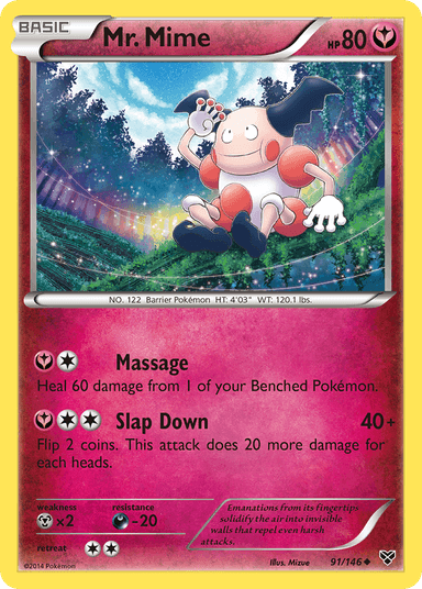 Mr. Mime, XY 91