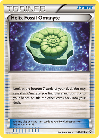 Helix Fossil Omanyte, Fates Collide 102
