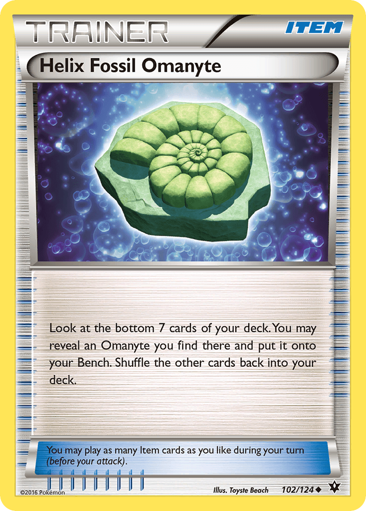 Helix Fossil Omanyte, Fates Collide 102