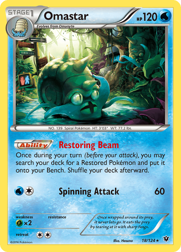 Omastar, Fates Collide 18