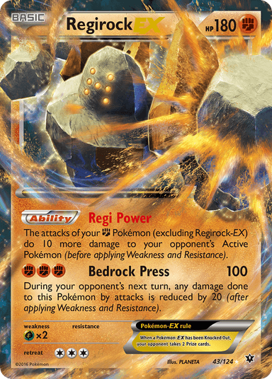 Regirock-EX, Fates Collide 43