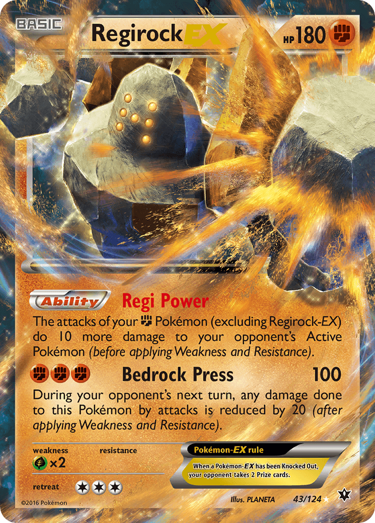 Regirock-EX, Fates Collide 43