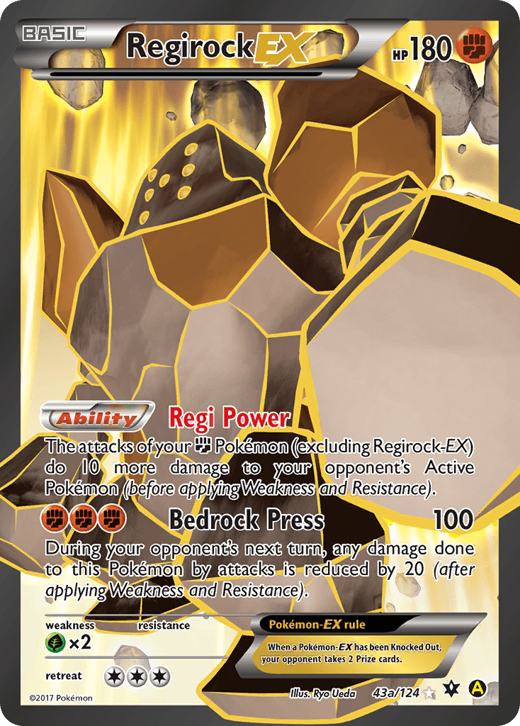 Regirock-EX, Fates Collide 43a