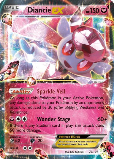 Diancie-EX, Fates Collide 72