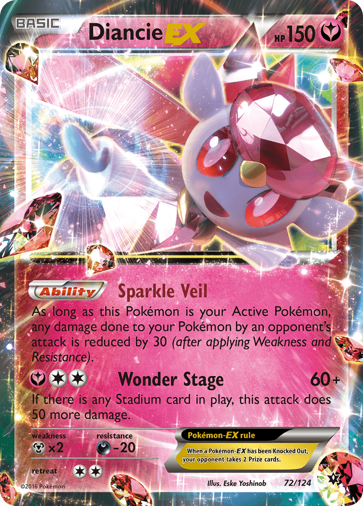 Diancie-EX, Fates Collide 72