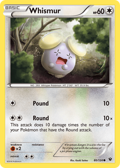 Whismur, Fates Collide 80