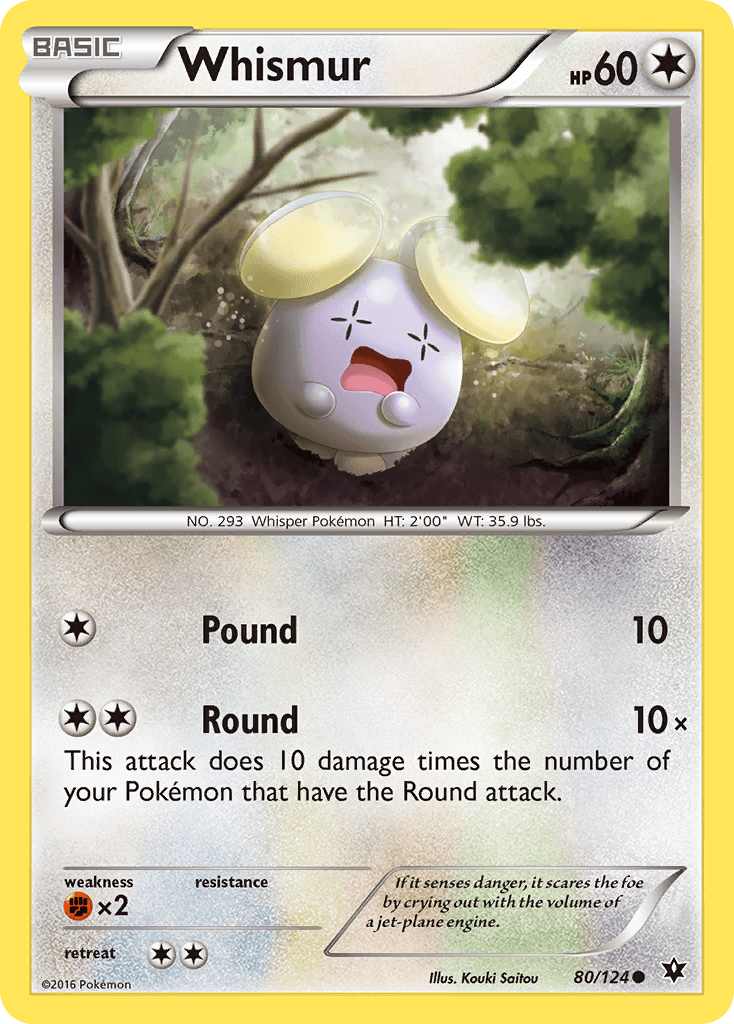 Whismur, Fates Collide 80