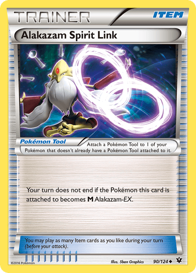 Alakazam Spirit Link, Fates Collide 90