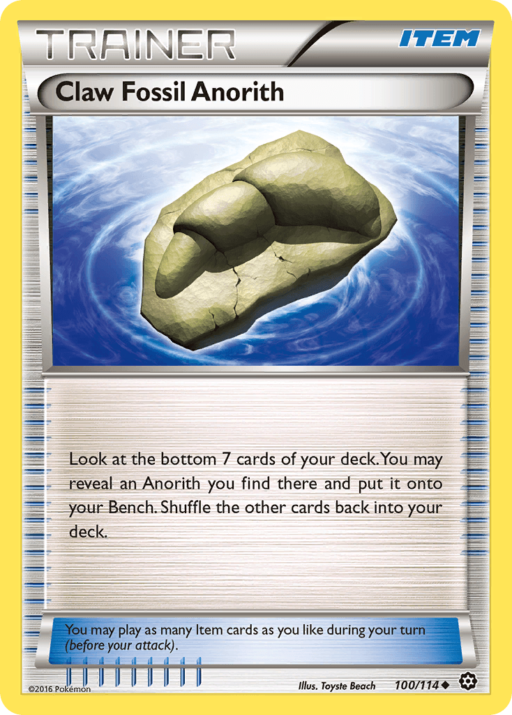 Claw Fossil Anorith, Steam Siege 100