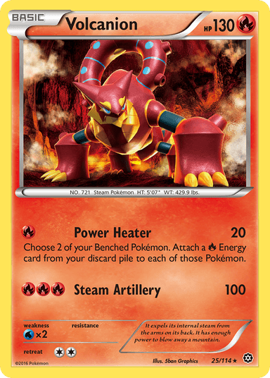 Volcanion, Steam Siege 25