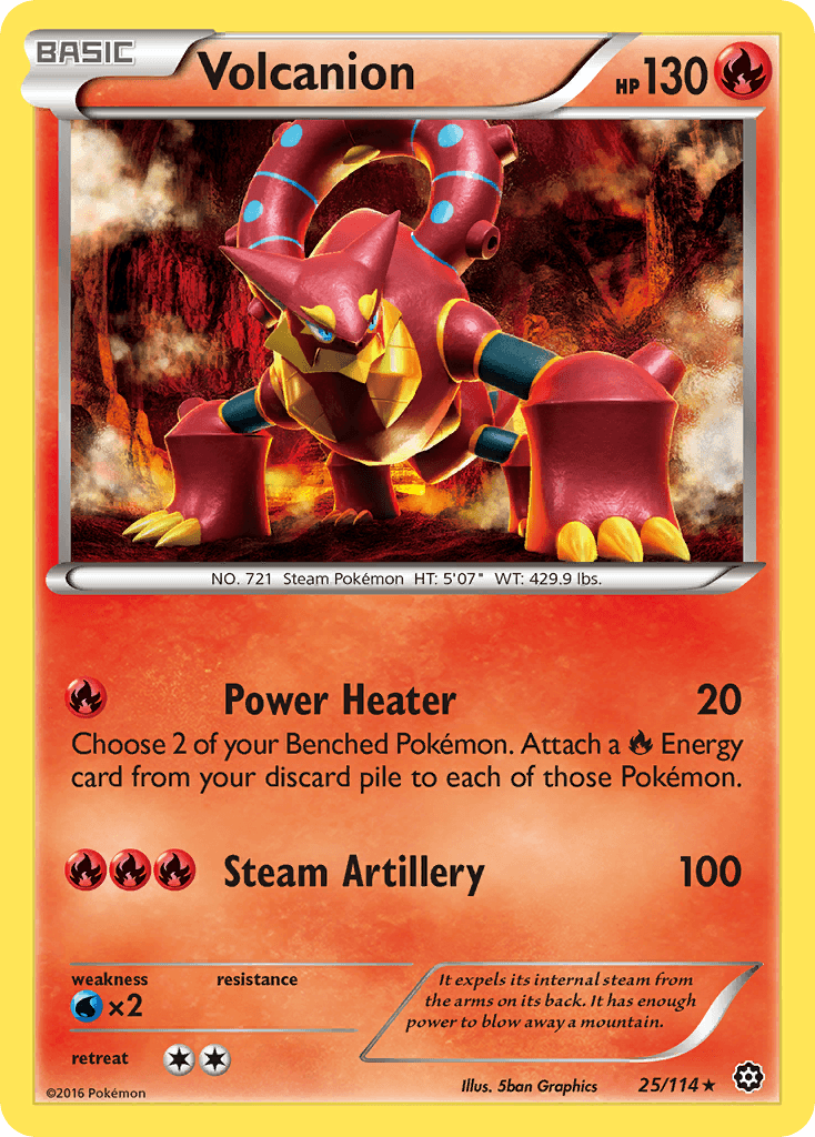 Volcanion, Steam Siege 25