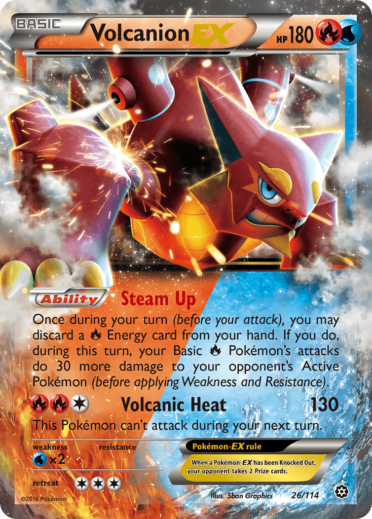 Volcanion-EX, Steam Siege 26