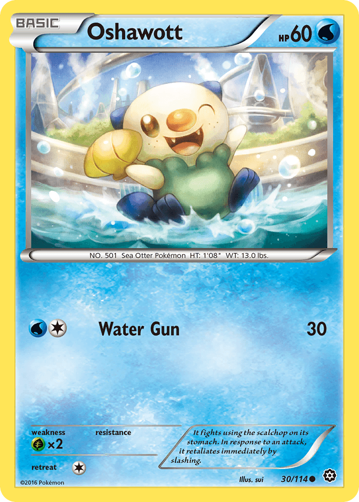 Oshawott, Steam Siege 30
