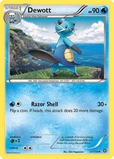 Dewott, Steam Siege 31
