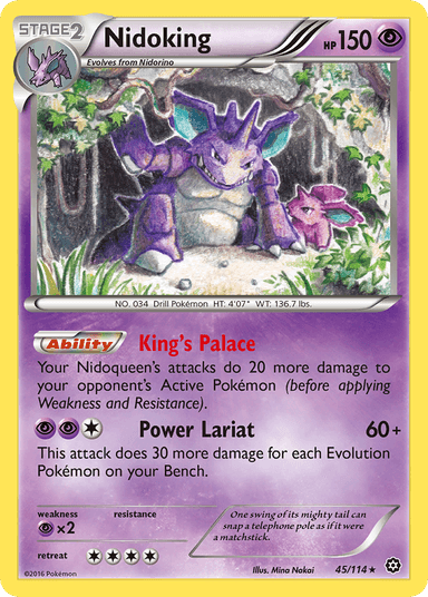 Nidoking, Steam Siege 45
