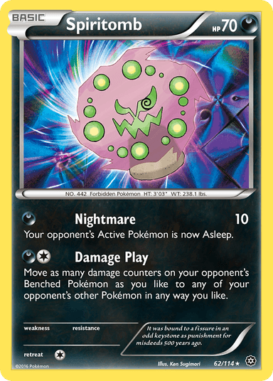 Spiritomb, Steam Siege 62