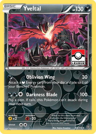Yveltal, Steam Siege 65