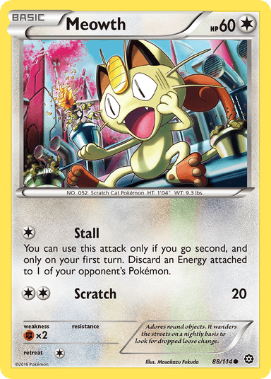 Meowth, Steam Siege 88