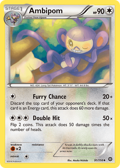 Ambipom, Steam Siege 91